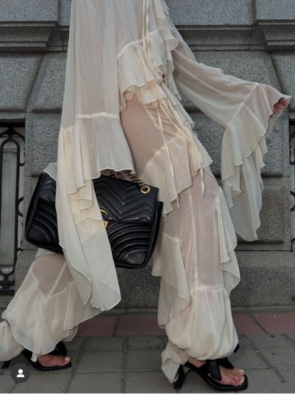 2PCs Ruffled Pant Set - Picture 4 of 11